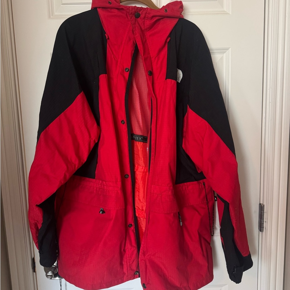 The North Face Red and Black Ski Jacket